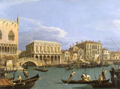 View of the Riva degli Schiavoni, Venice by Giovanni Antonio Canal